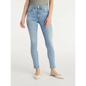 CQY Denim Palme Jeans Women's 25 High Rise Skinny Med Wash Luminous Blue